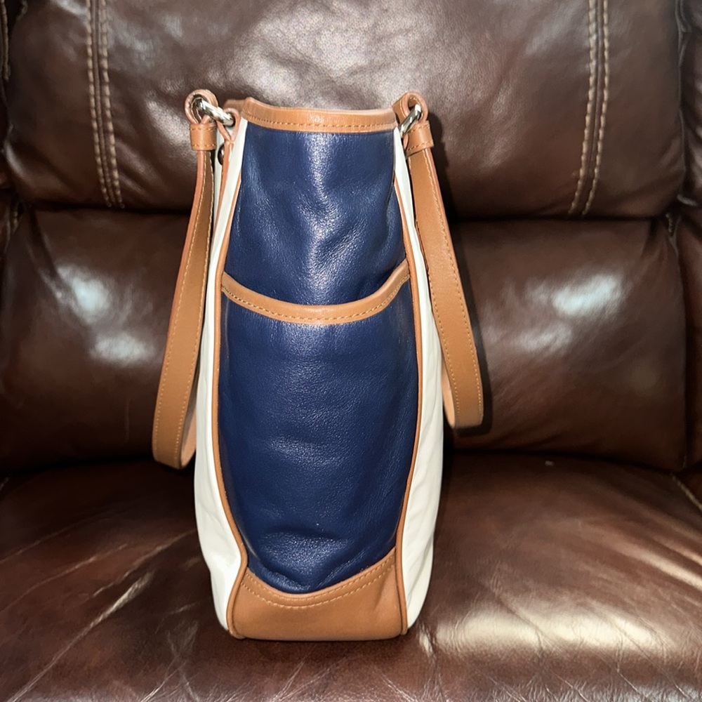 🔥🔥🔥Vintage Coach Colorblock Leather Shoulder Bag - Picture 7 of 15